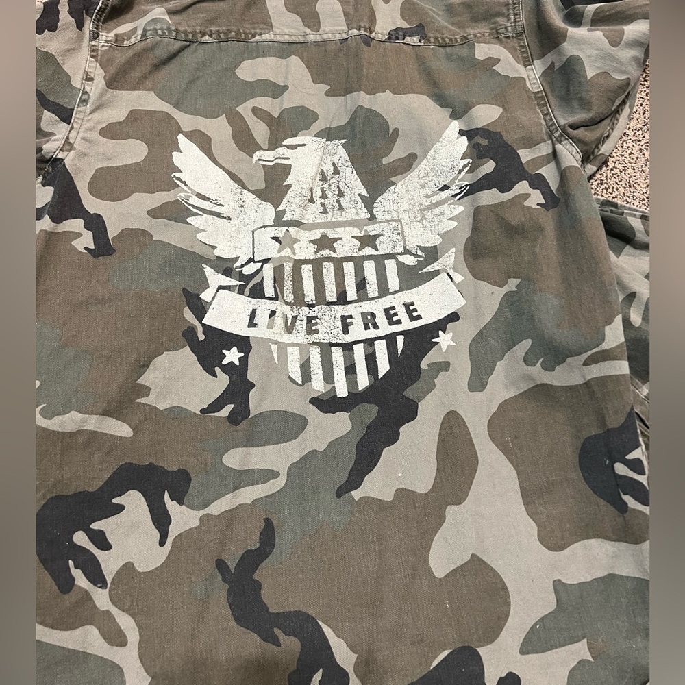 LA Hearts hooded Camo jacket - Picture 4 of 4